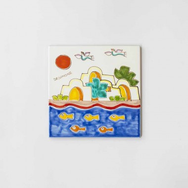 Sicilian Ceramic Tile De Simone Dammusi PI297DA Sicilian Ceramic Tile De Simone Dammusi PI297DA